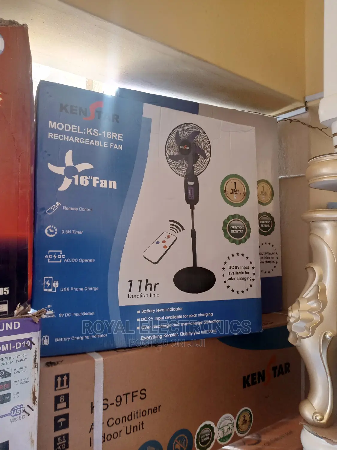 Best Released Kenstar Rechargeable Standing Fan 16inch