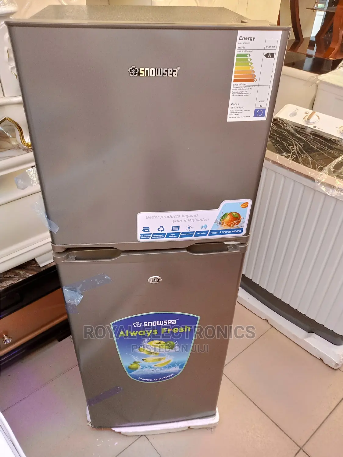 Trendy Design Snowsea(Bcd-198) Double Door Refrigerator
