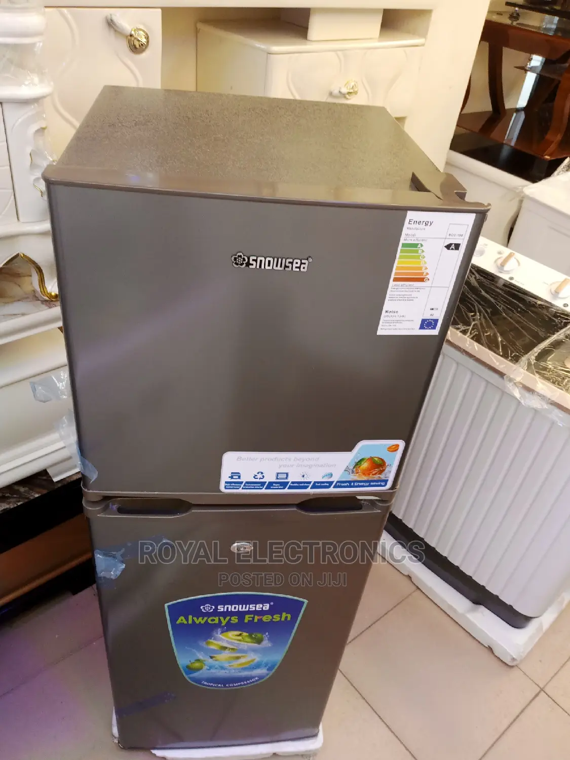 Unique Design Snowsea(Bcd-198) Double Door Refrigerator