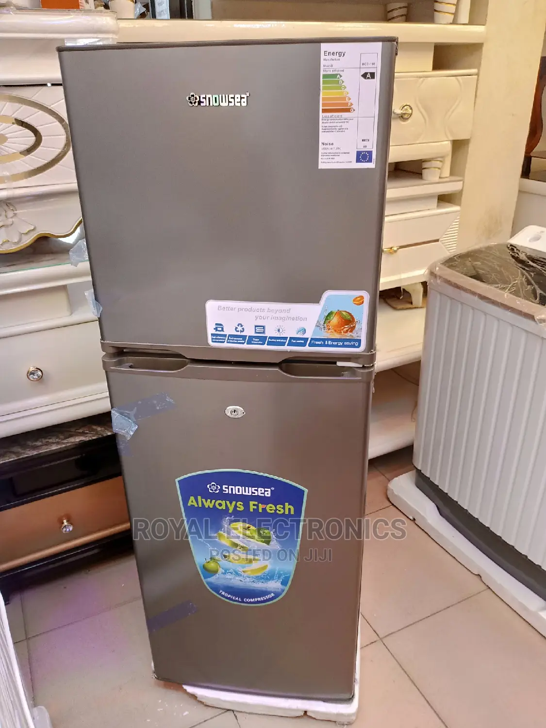 Unique Design Snowsea(Bcd-198) Double Door Refrigerator