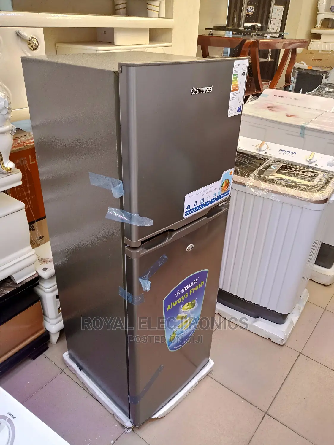 Durable Snowsea(Bcd-198) Double Door Refrigerator