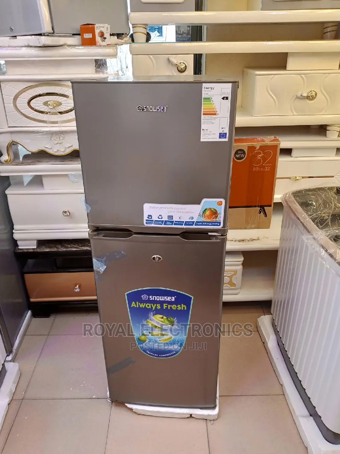 Fast Freezing Snowsea(Bcd-198) Double Door Refrigerator