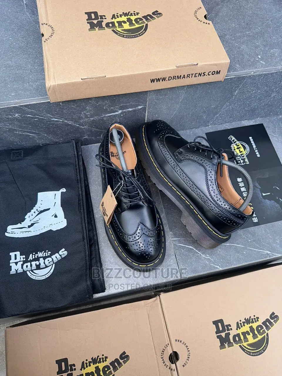 Original DR MARTENS 3989 White/Black Available in Store