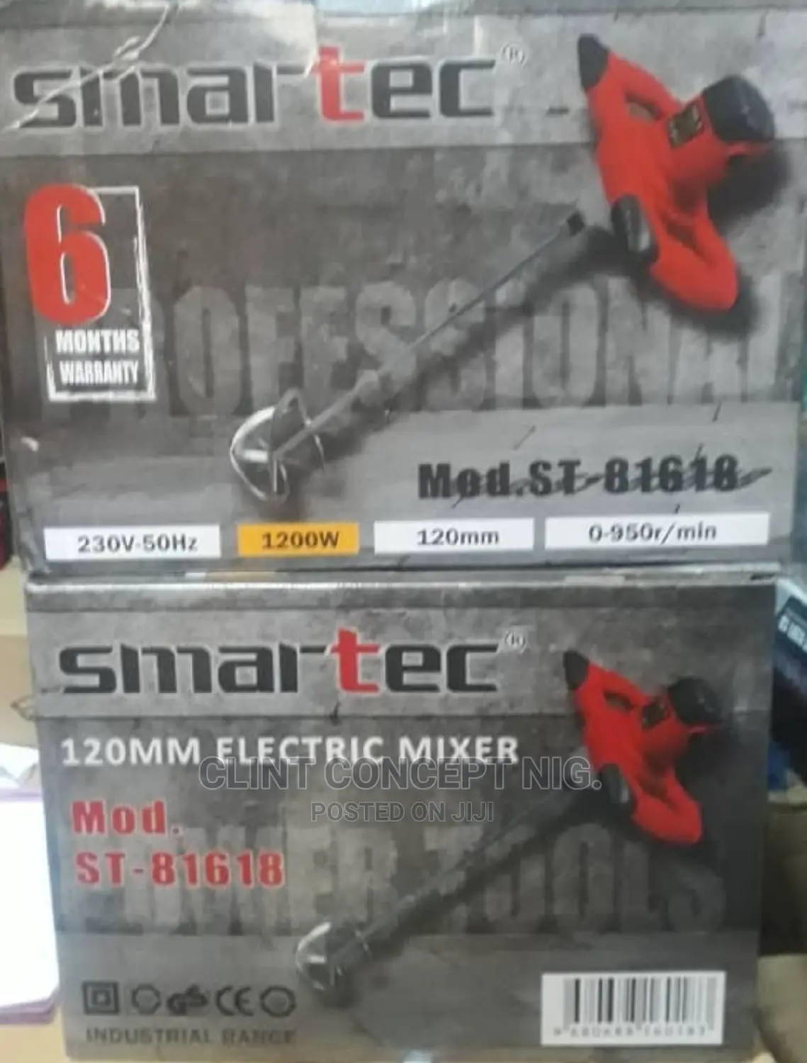 120mm Smartec Electric Mixer Industrial Range Mod. ST-81618