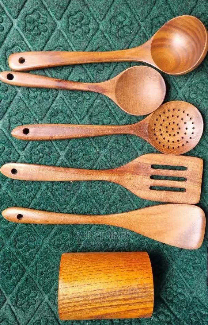 Wooden Kitchen Spoon Set
