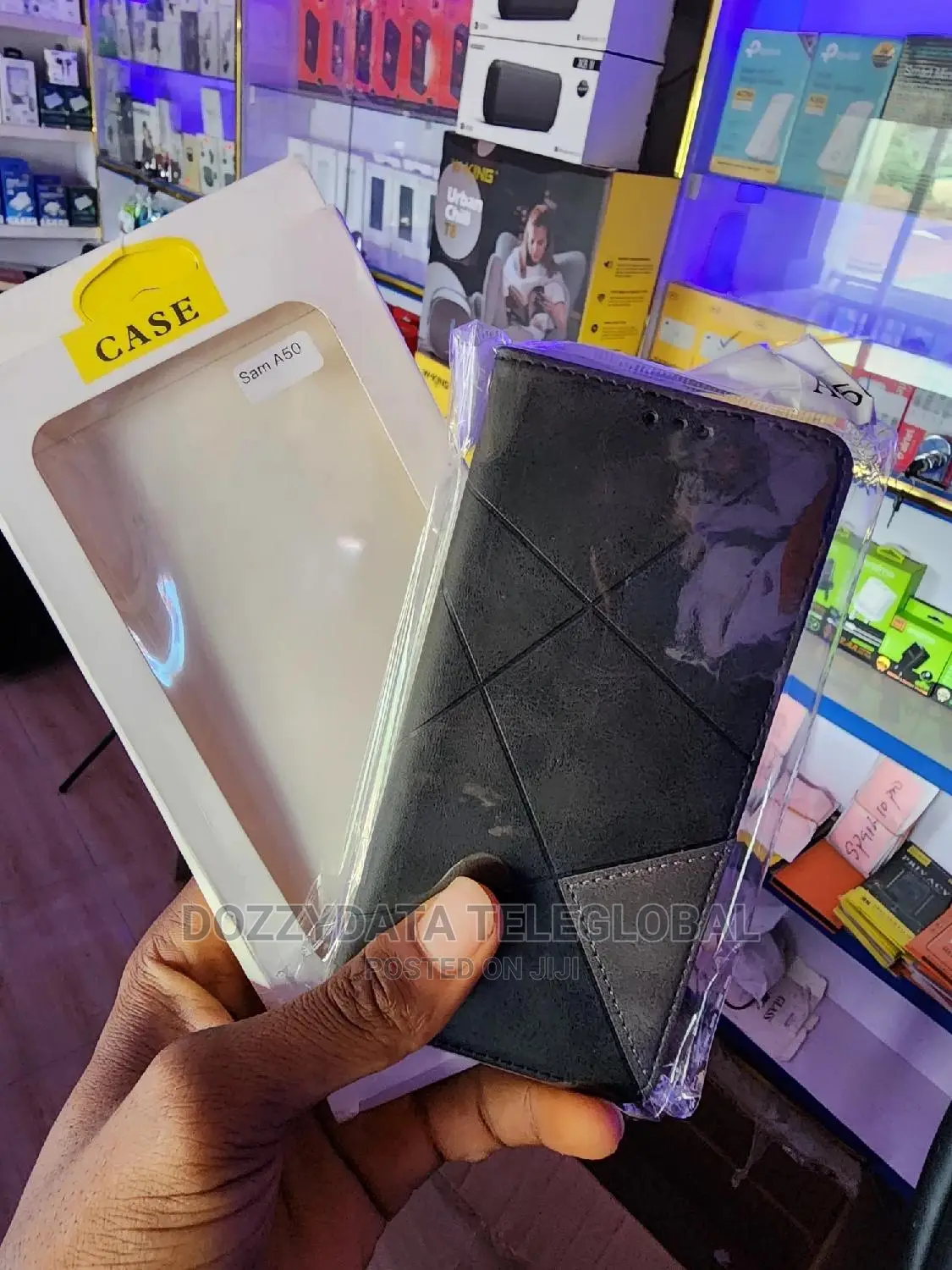 Leather Flip Case for Samsung A50