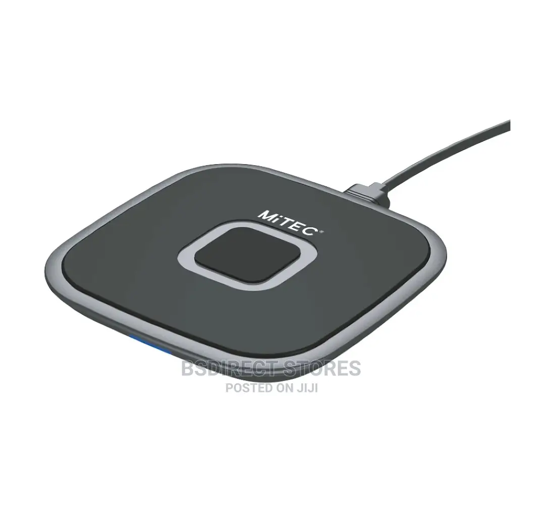 Mitec 10W Qi Wireless Fast Charger Pad. Case Compatible.
