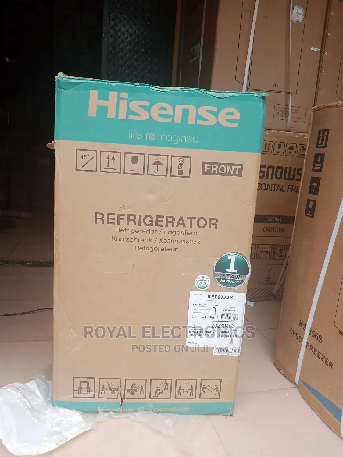 Classic Hisense 93l Single Door Table Top Refrigerator