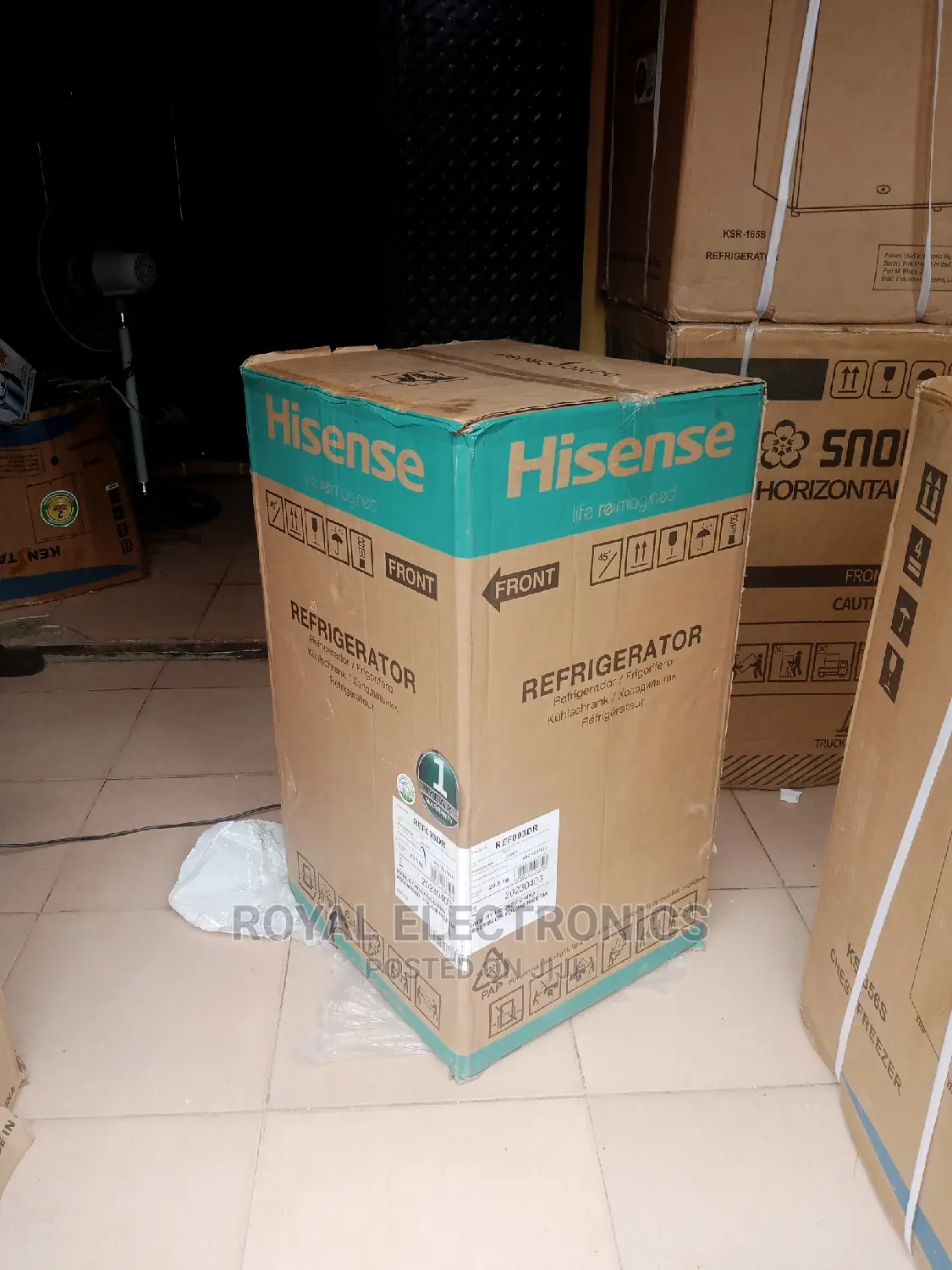 Great Quality Hisense 93L Single Door Table Top Refrigerator