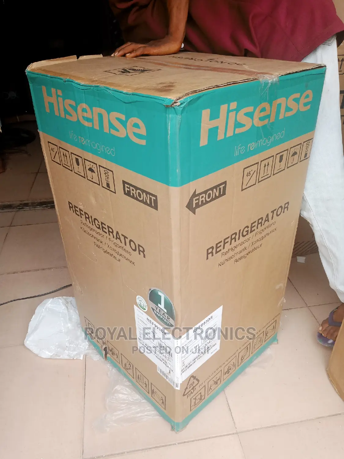 Great Quality Hisense 93L Single Door Table Top Refrigerator