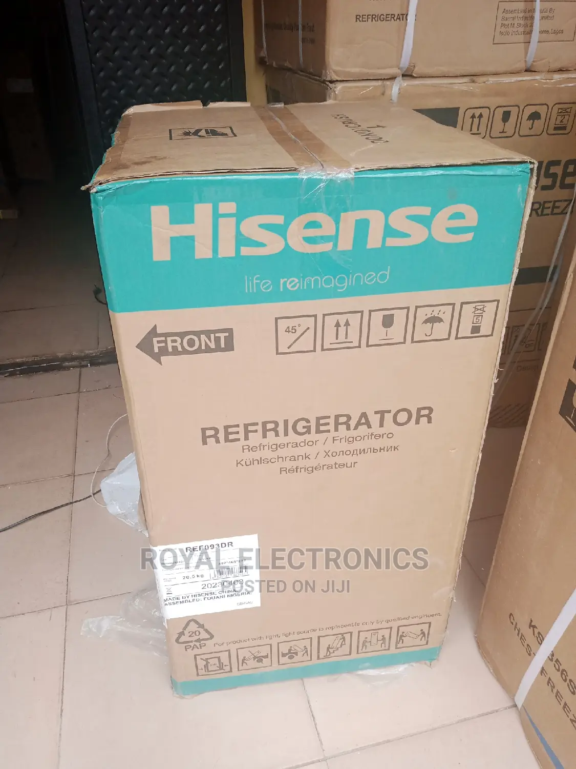Superior Quality Hisense 93l Single Door Refrigerator