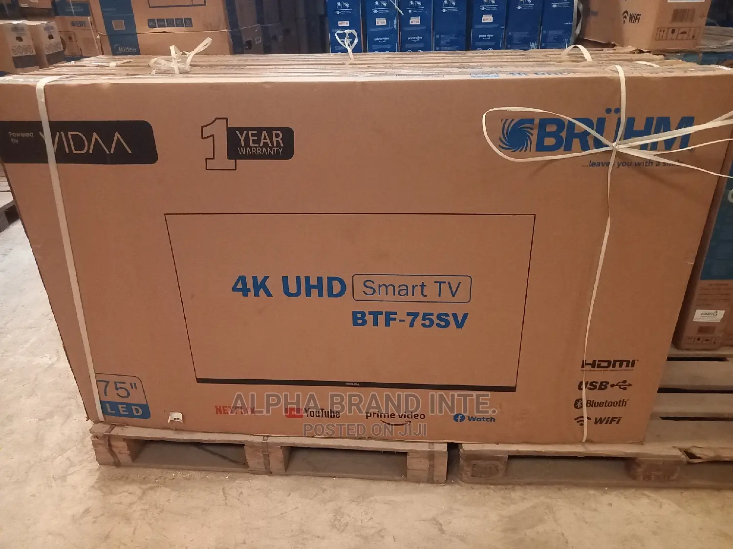 Bruhm 75" Uhd Smart Tv