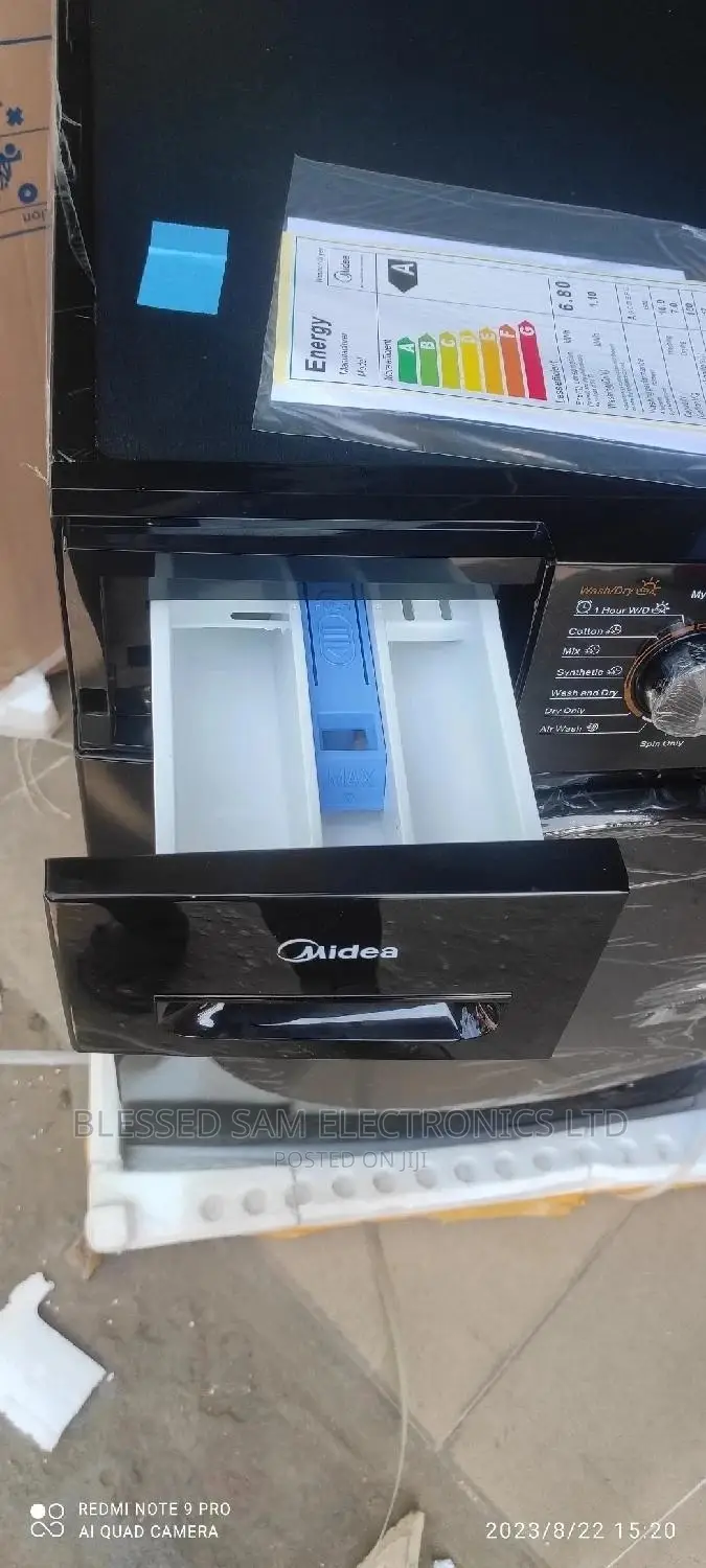 Midea Inverter 10kg> Wash and Dry >Digital Automatic >3 Yrs