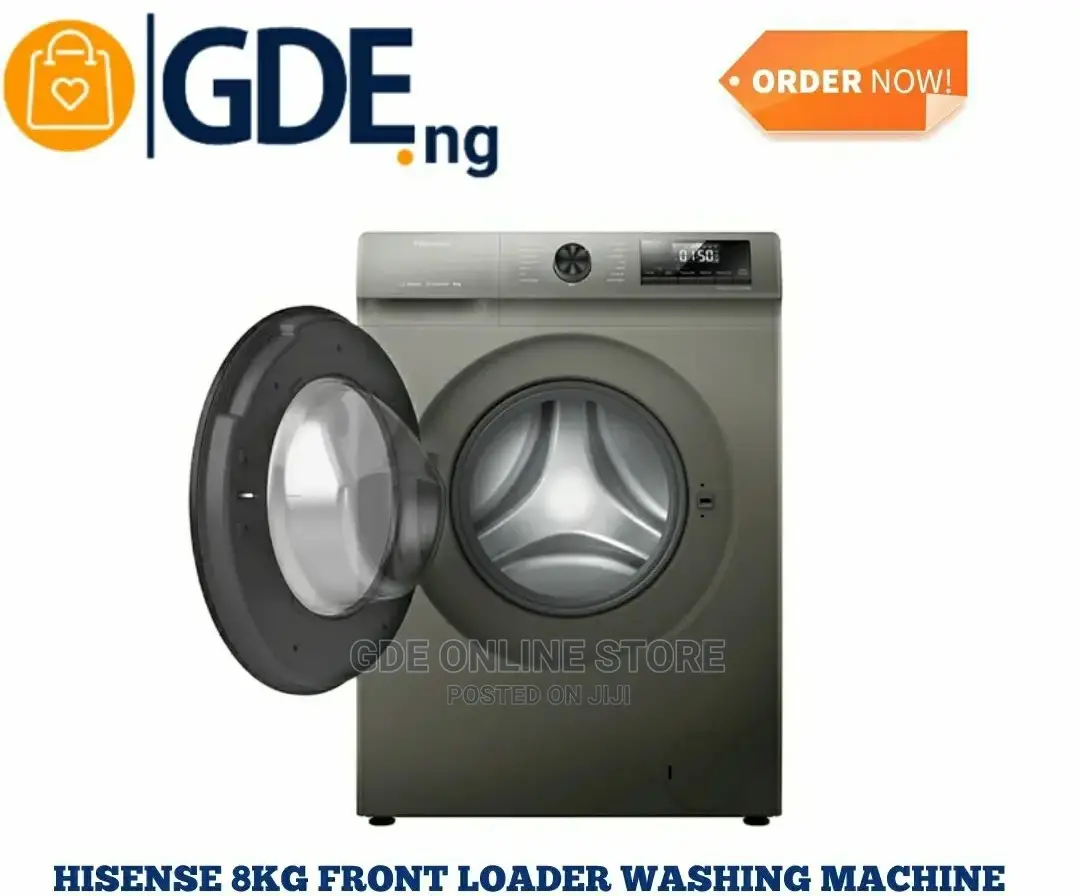 Hisense 8kg Front Loader Washing Machine Wfqp8014t