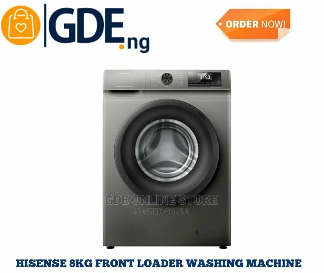 Hisense 8kg Front Loader Washing Machine Wfqp8014t