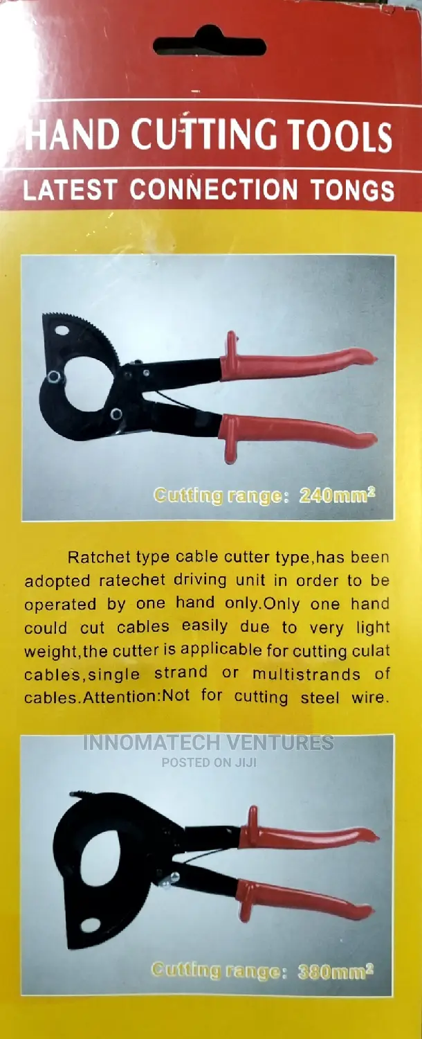 Ratchet Cable Cutter 250mm