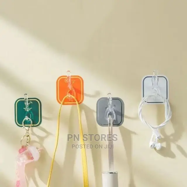 12 PCS Strong Adhesive Wall Stick Hook
