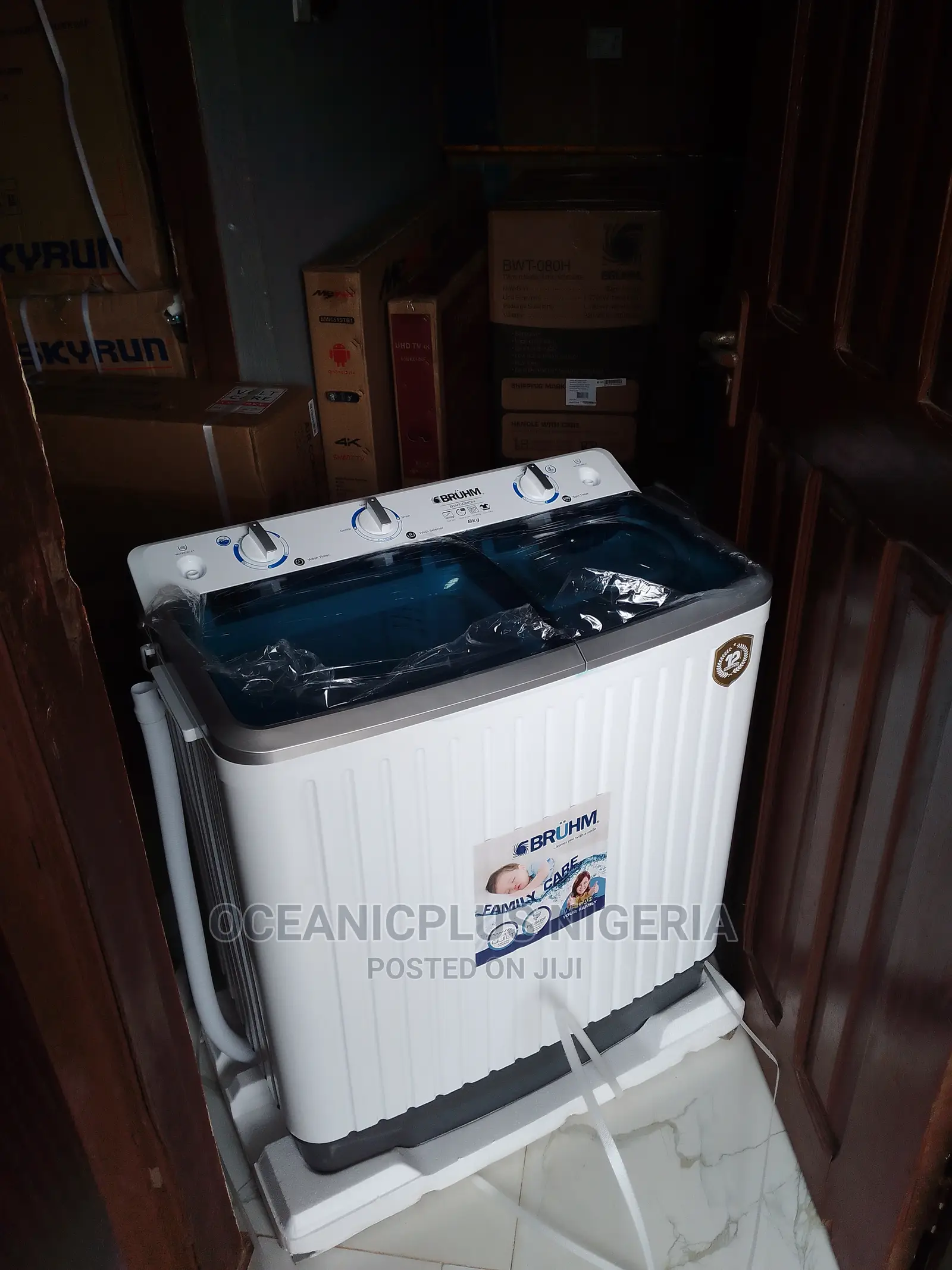 Top Quality Bruhm 8kg Twin Tub Washing Machine
