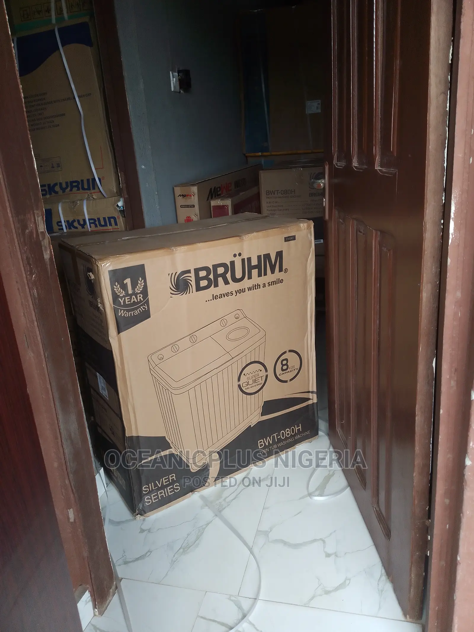 New Bruhm 8kg Twin Tub Washing Machine