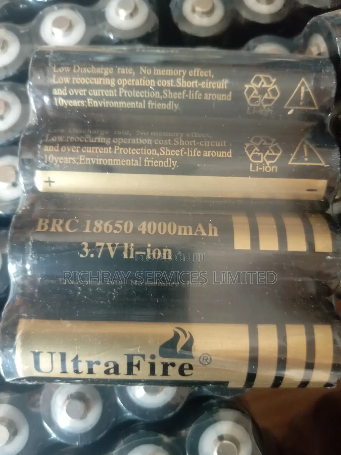 18650 Lithium Ion Battery 4000MAH