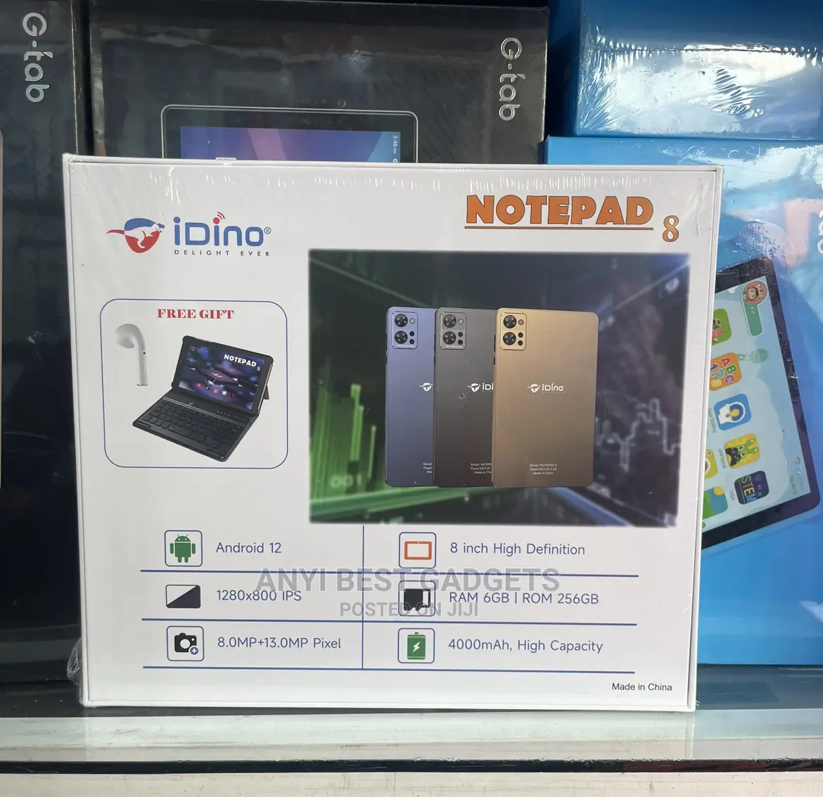 New Idino Note Pad 8 256 GB Blue