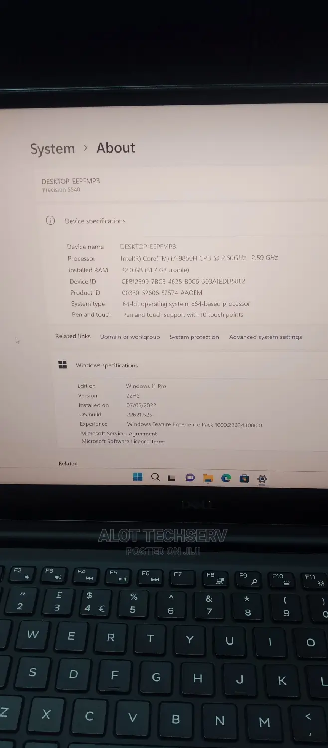 Laptop Dell Precision 15 5540 32GB Intel Core I7 SSD 512GB