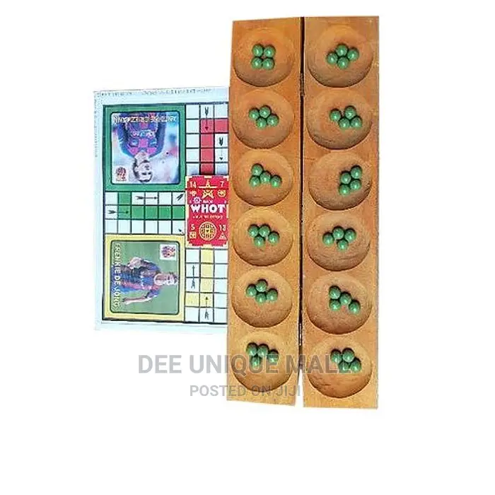 Ludo, Ayo Whot 3 in 1 Board Game