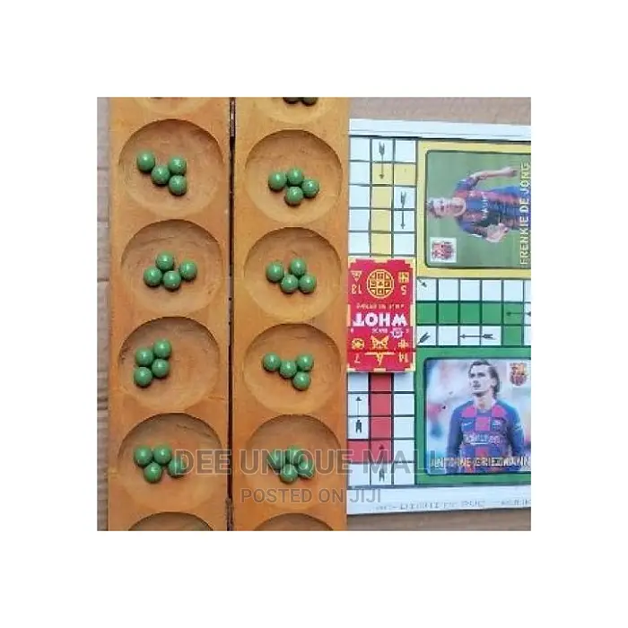 Ludo, Ayo Whot 3 in 1 Board Game