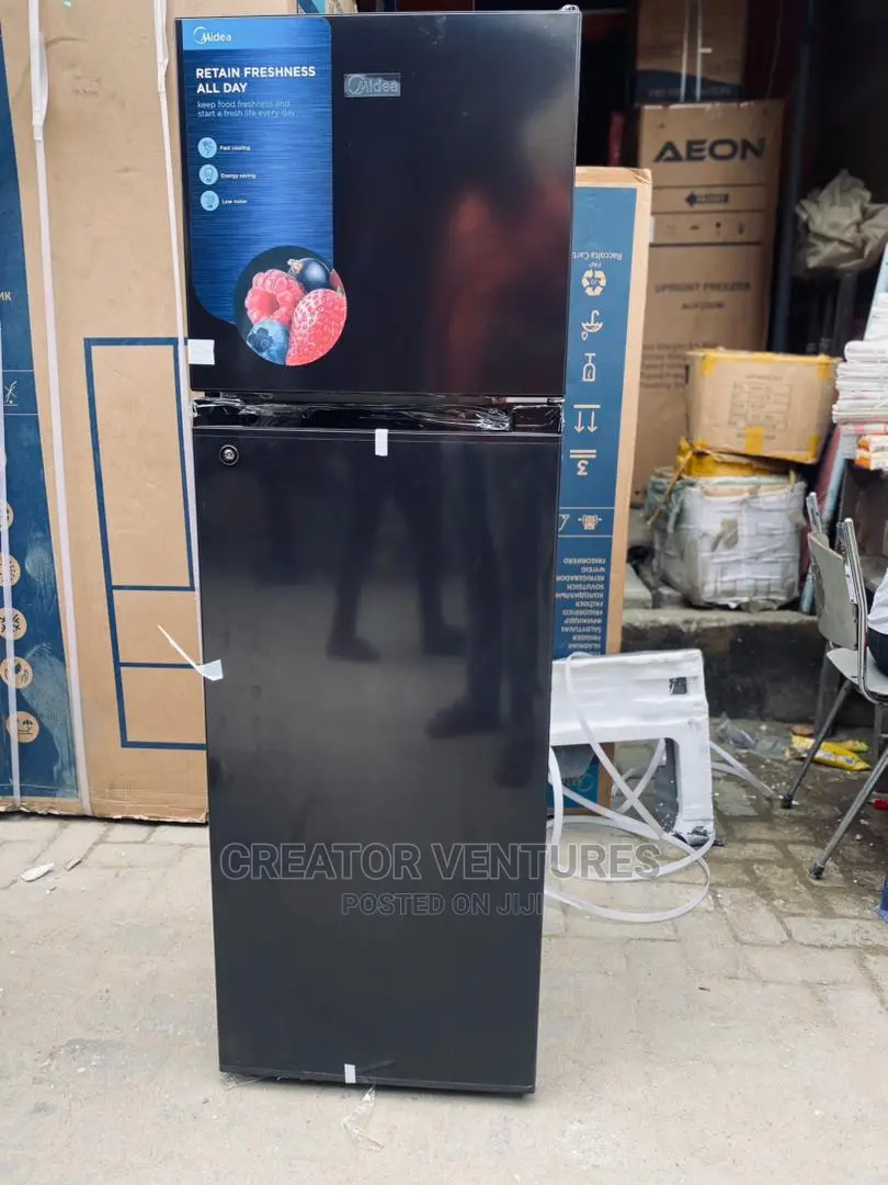 Midea Double Door Refrigerator(150l)Low Voltage,Fast Cooling