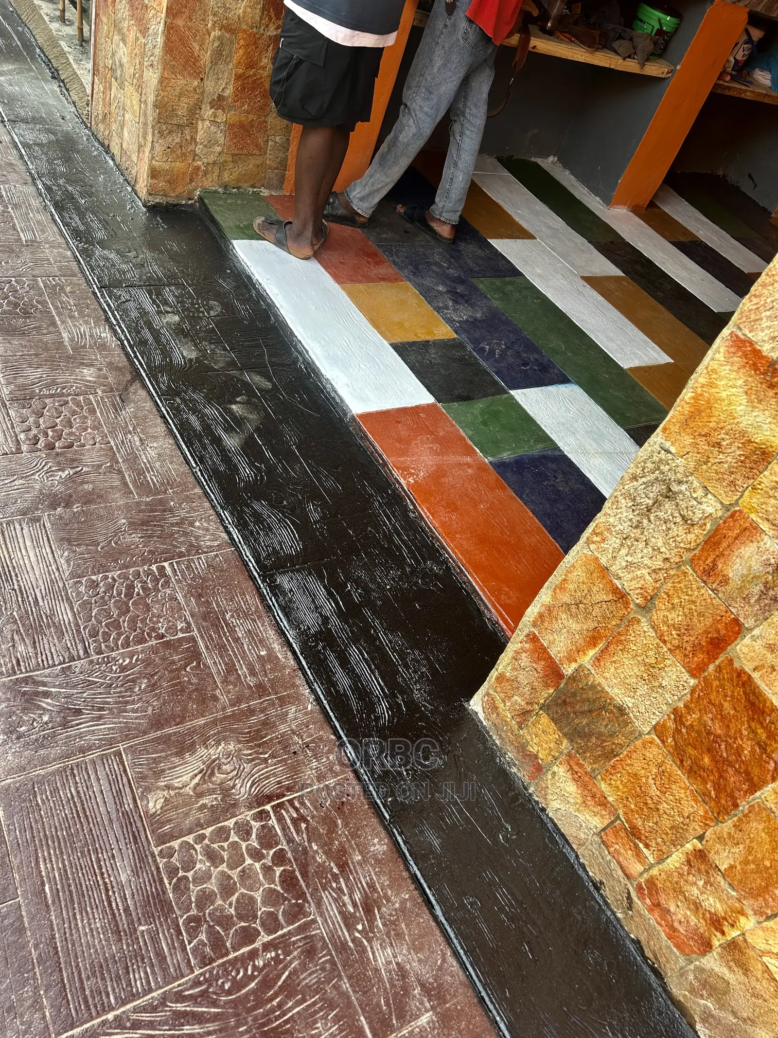 Polish Floor, Decorative Concrete , Stamped Floor