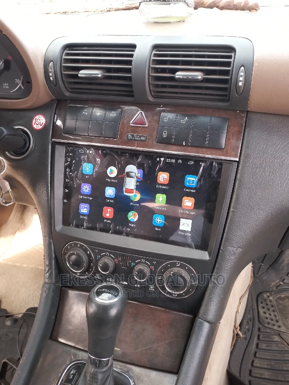 Benz C230/C240 Android Screen With Rear Camera And Gps
