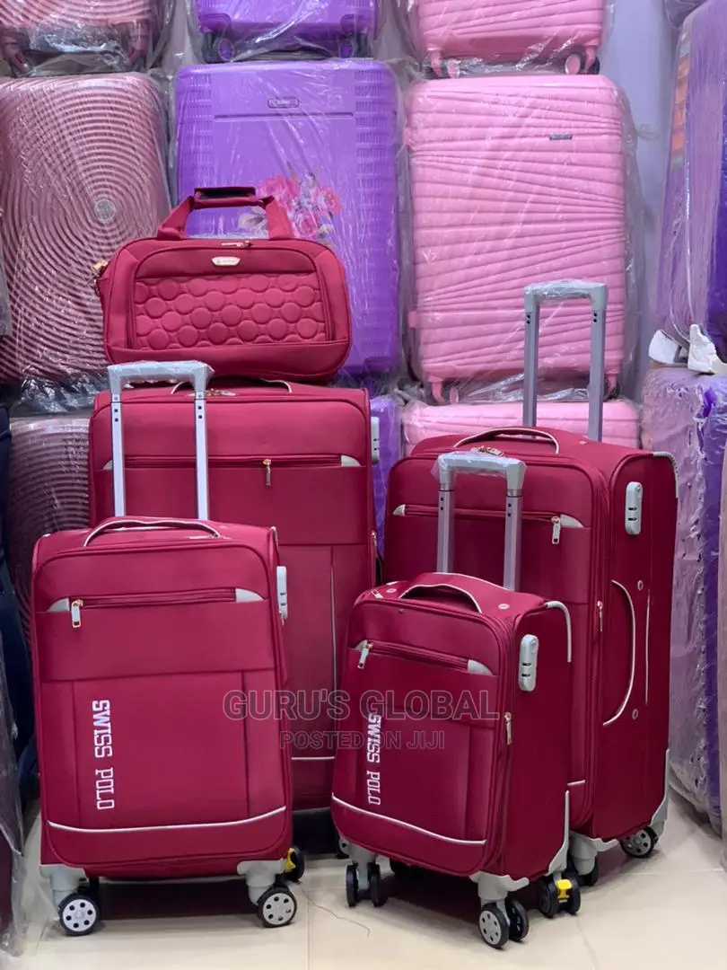 5in1 Set Quality Swiss Polo Luggage Bags