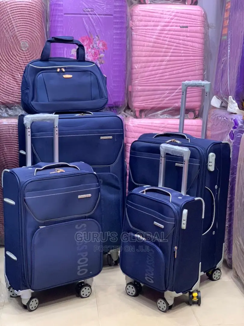 5in1 Set Quality Swiss Polo Luggage Bags