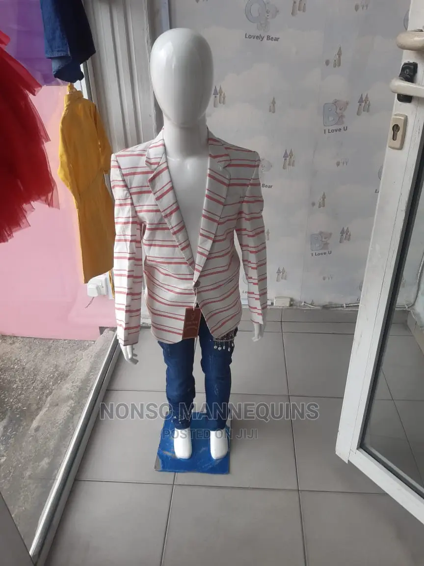 Unisex Glossy White Age 5 Years Upwards Kiddies Mannequin