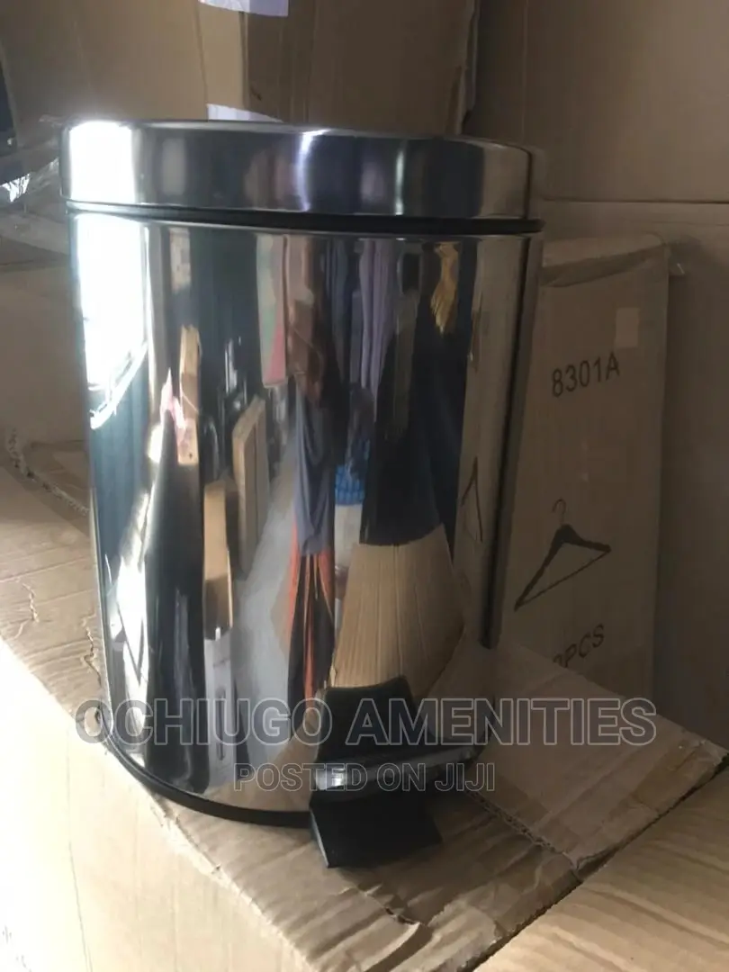 5L Pedal Bin (Stainless Steel) for Hotel Office Home