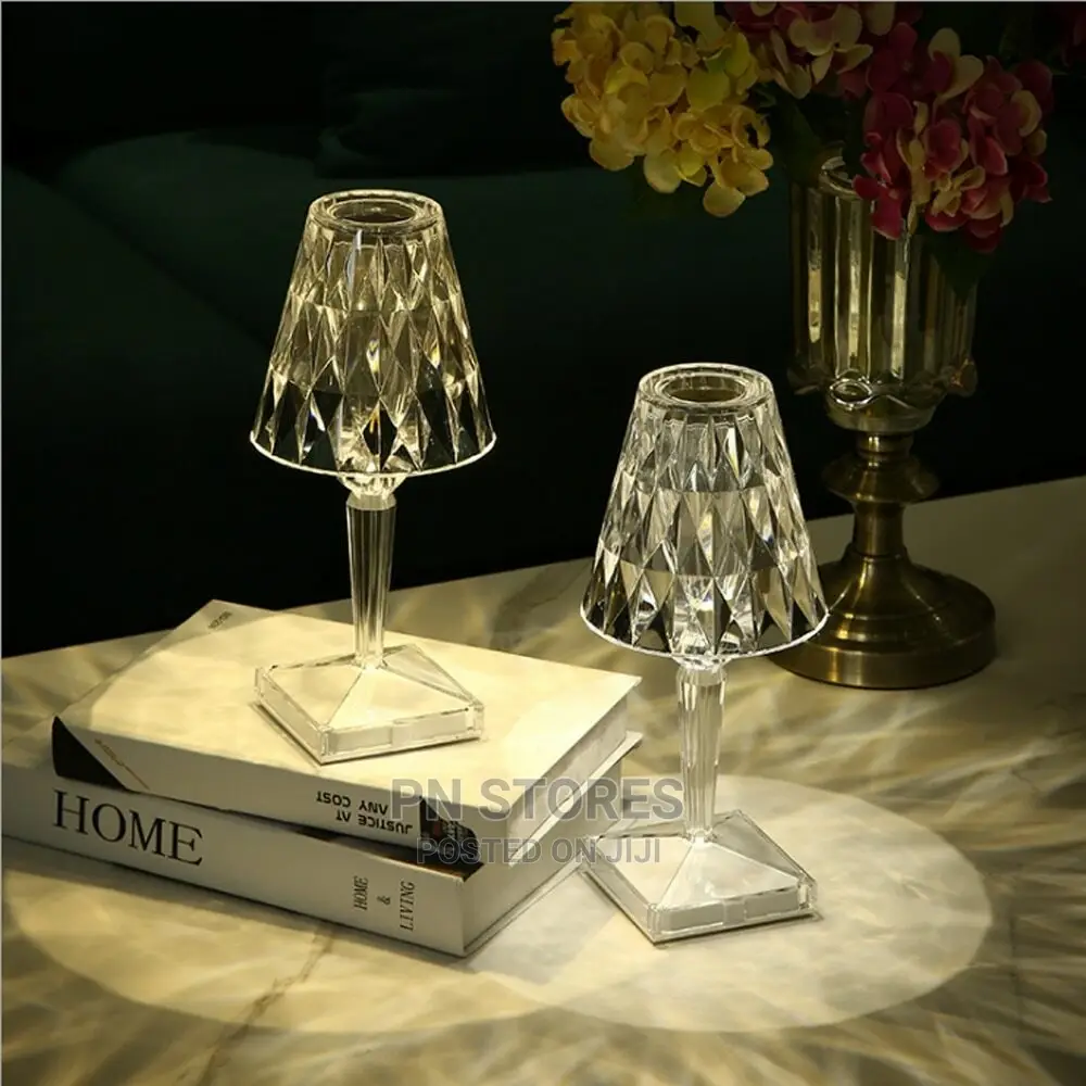 Diamond Table Lamp USB Touch Sensor Acrylic Decoration Desk