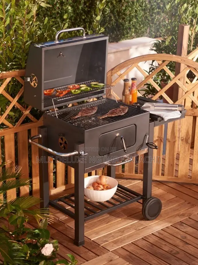 (Adjustable Heat)Barbecue Griller/Charcoal BBQ Grill (Mobile