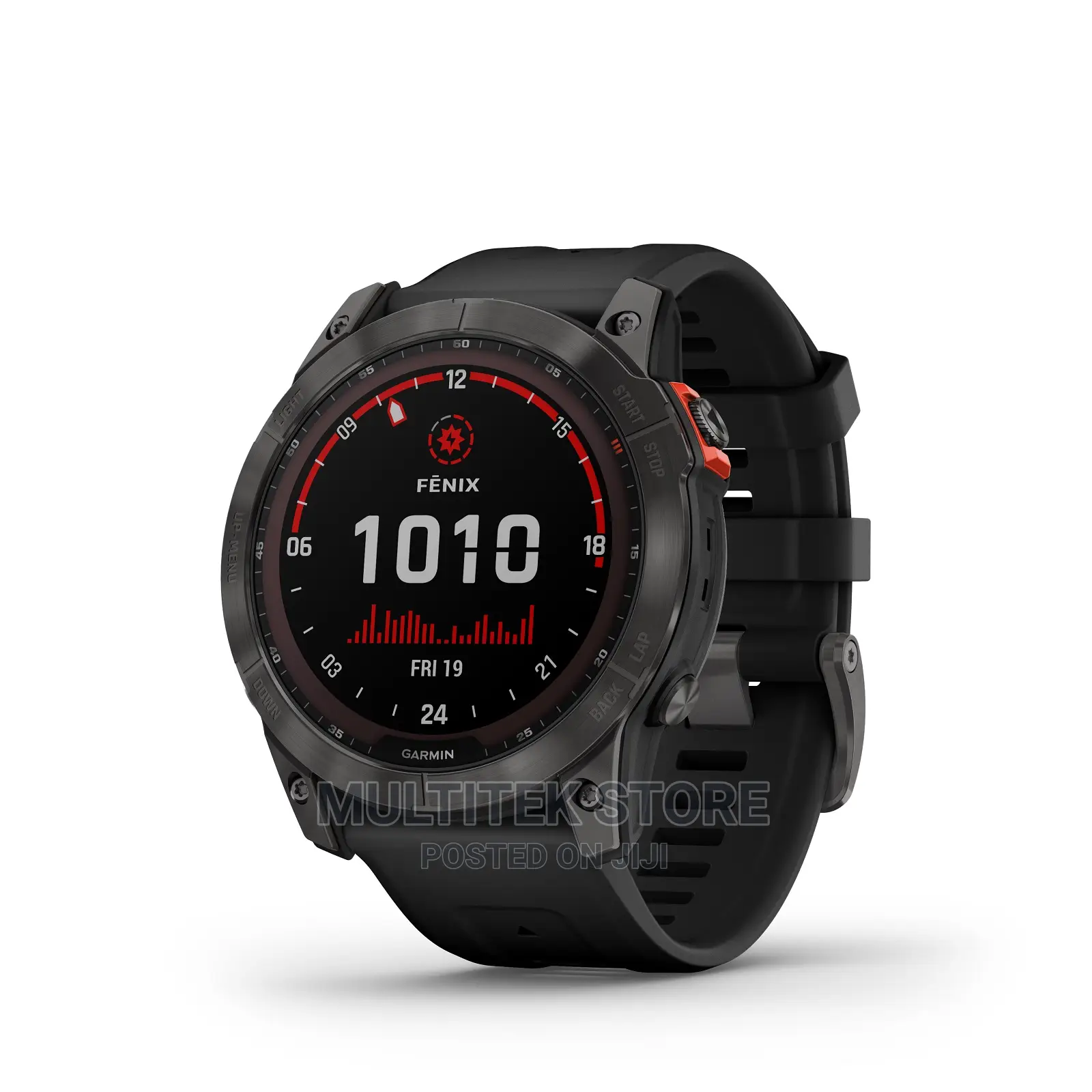 Garmin Fenix 7X Solar, Slate Gray With Black Band