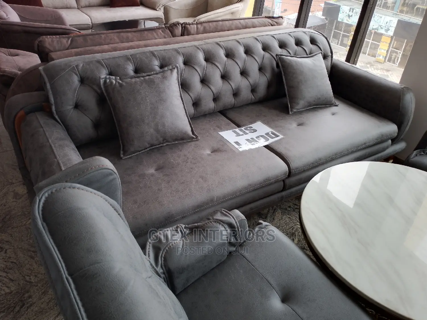 Contemporary Leather Sofa Chair
