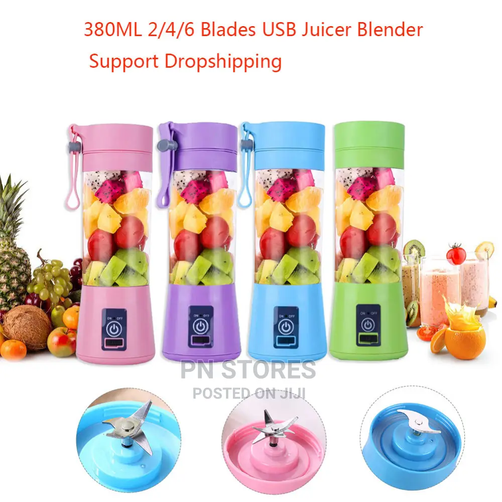 6blades Portable Rechargeable Juice With Blender