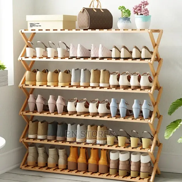 6 Layers Bamboo Shoe Rack