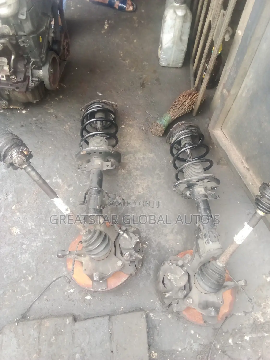 Complete Front Hub Shaft Scenic3