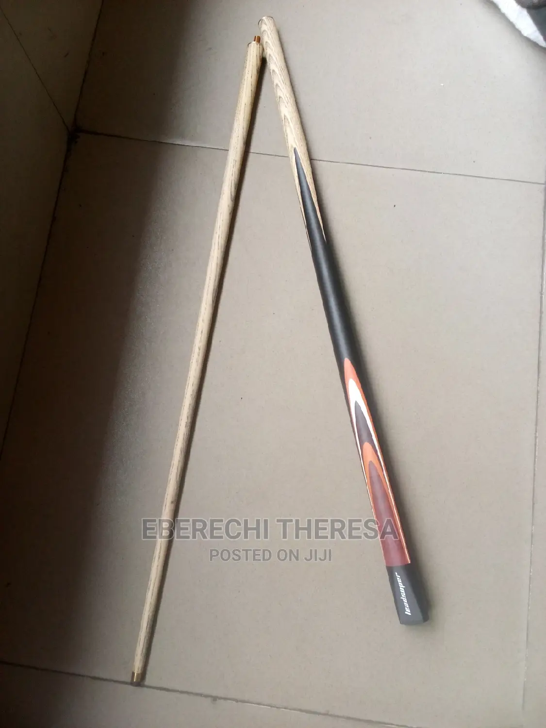 2 In 1 Piece Screw Snooker Stick