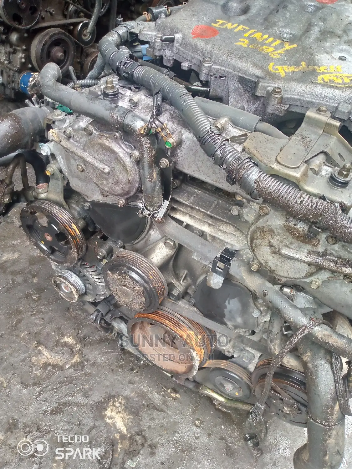 Direct Japan 3.5 Infiniti Engine Fx35,G35, Ex35,M35( 2005 Model )