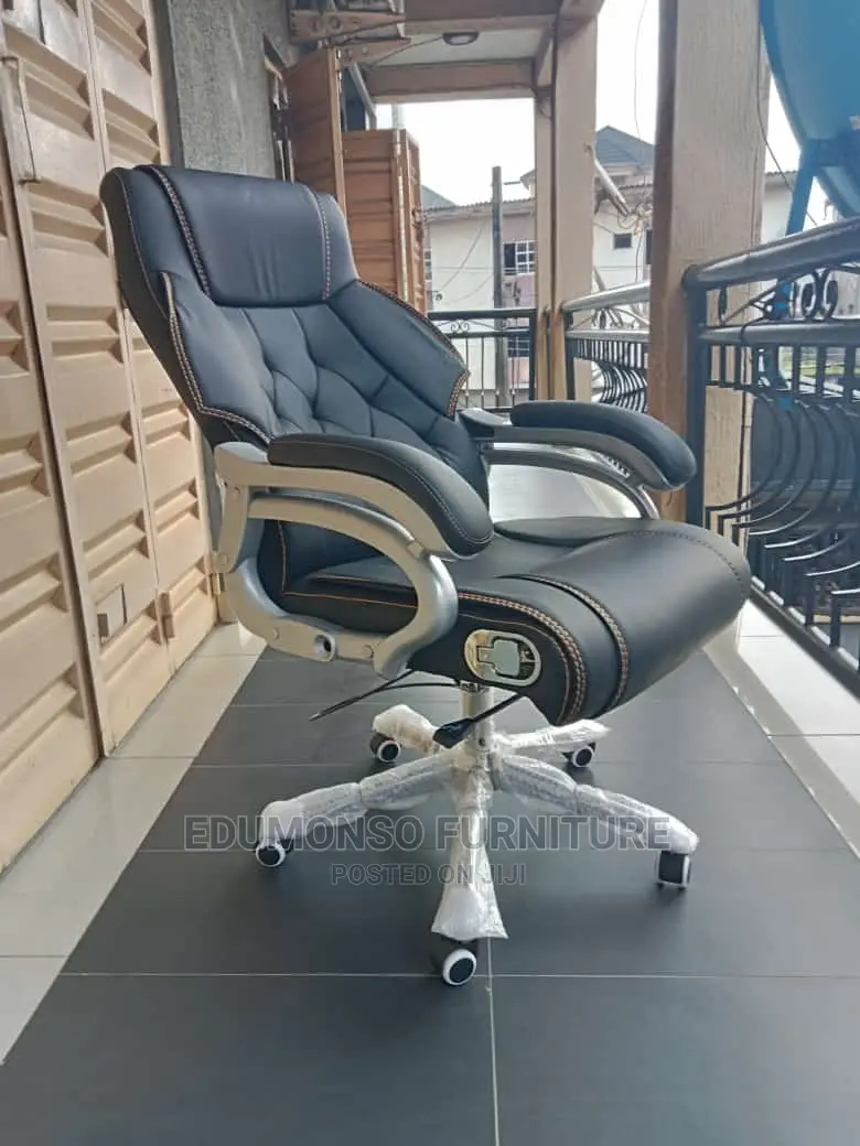 Executive Reclining Leather Elegant Office Chair