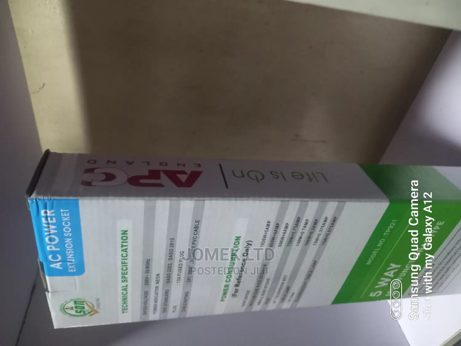APC Surge Protection Extension Box – Pm5-uk-white