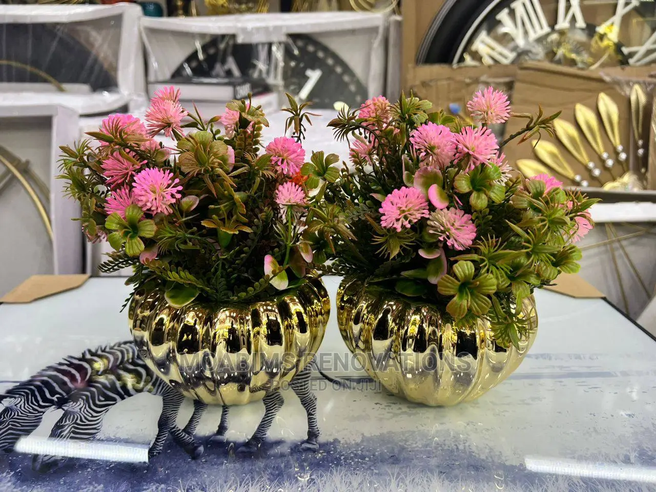 Faux Flower Decor