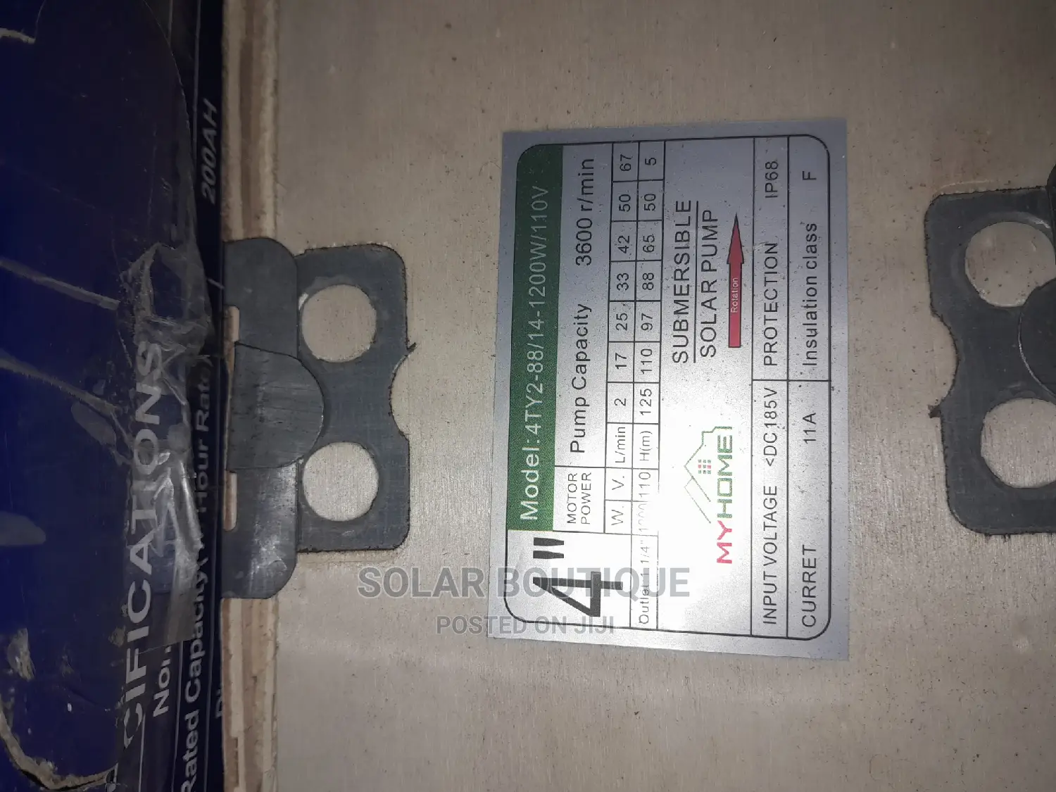 1.5hp Submersible Solar Pump