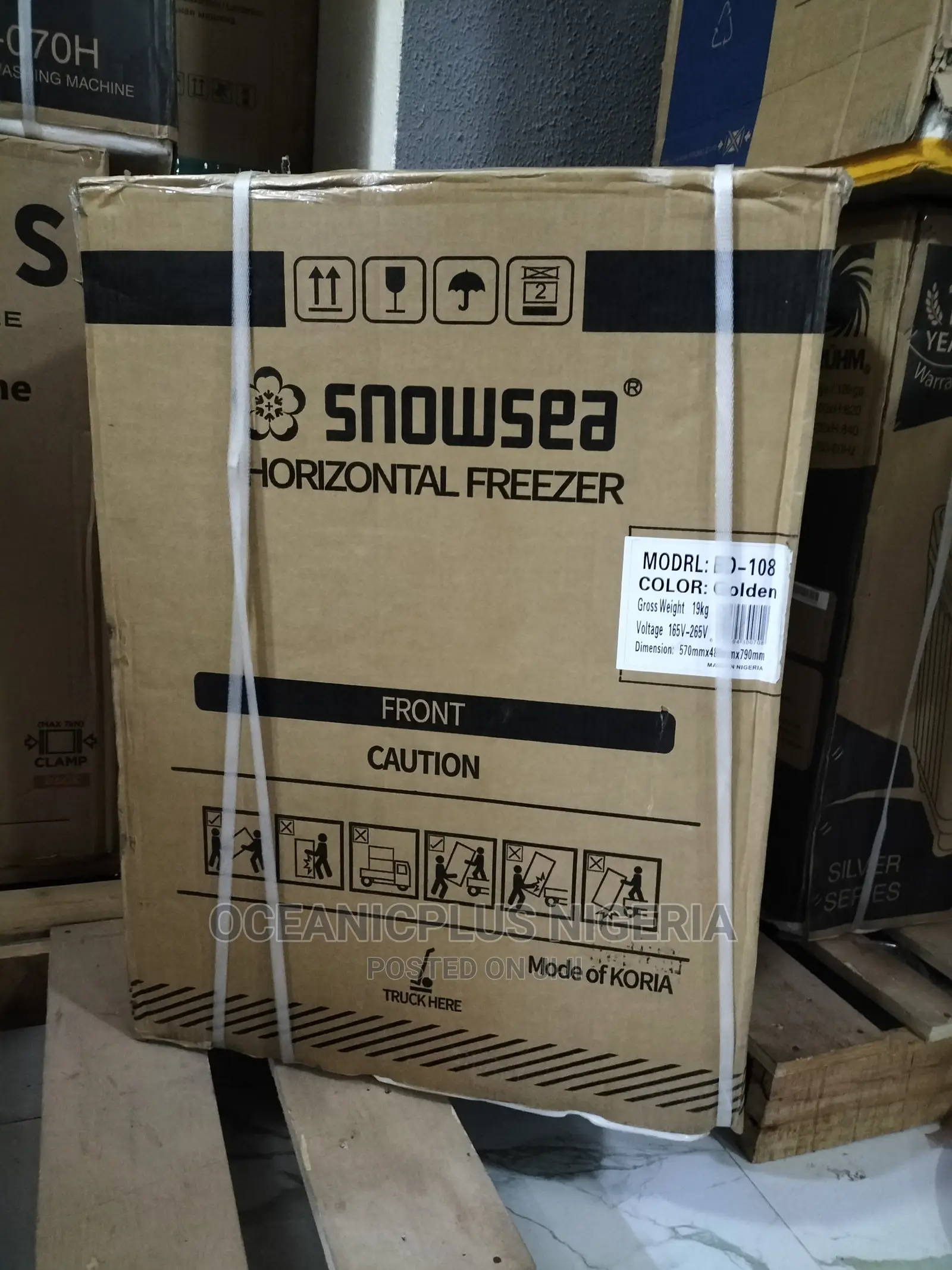 Portable Snowsea Horizontal Table Top Freezer