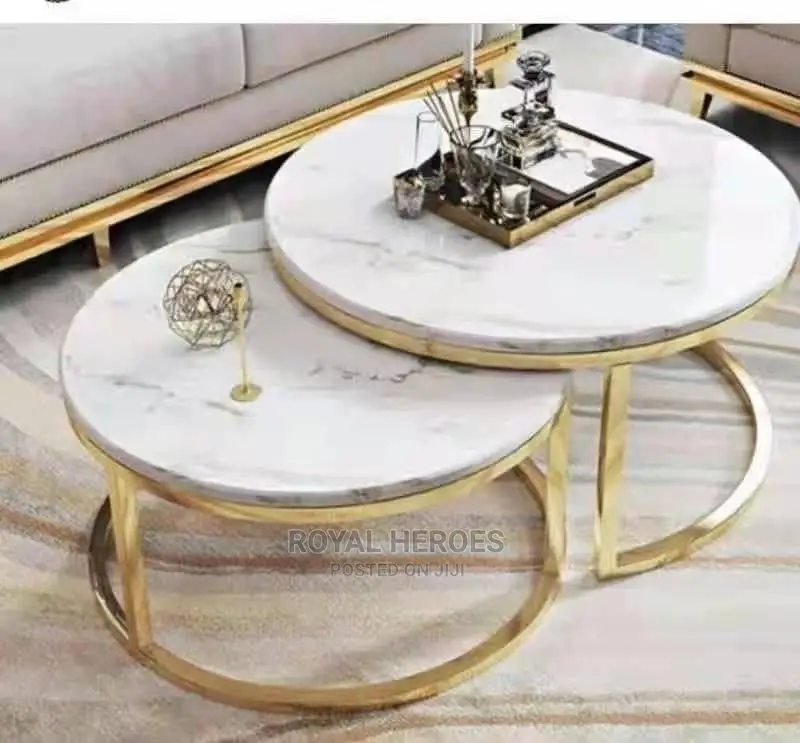 Marble Top Modern Center Table